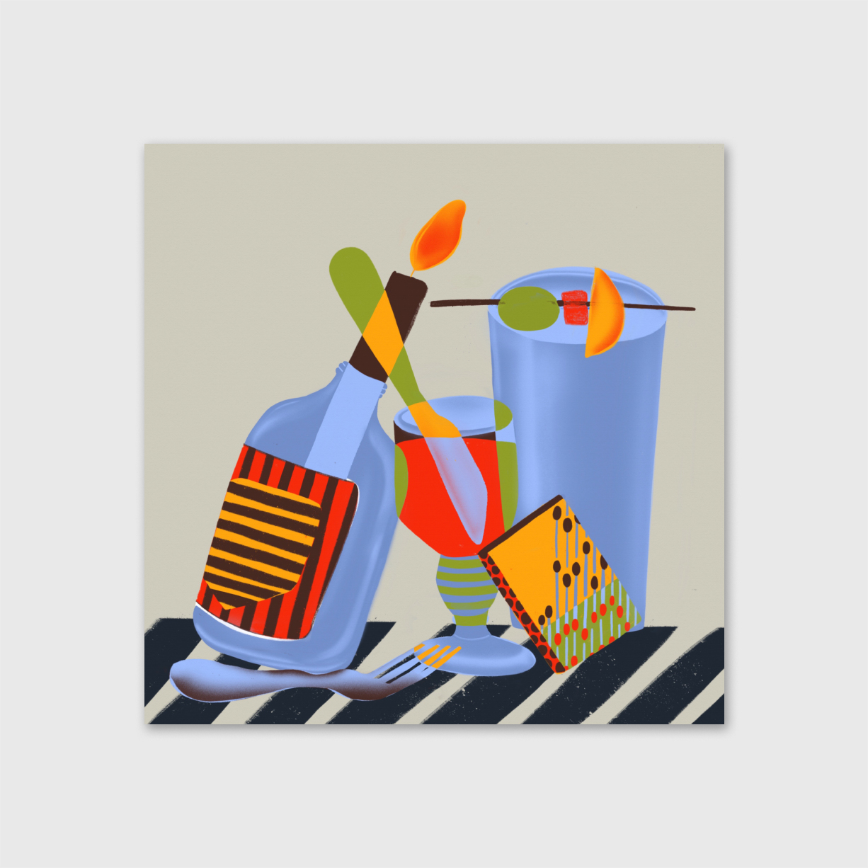 still-life-3-Ieva-Ragauskaite-apaixonarte-1 Illustration print by Ieva Ragauskaitė