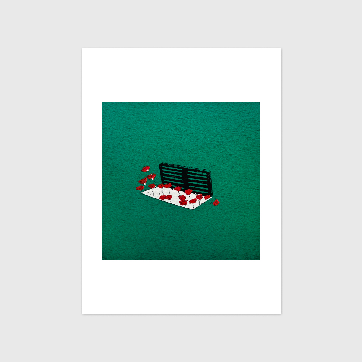 25-abril-maria-luz-apaixonarte01 Screenprint by Maria da Luz