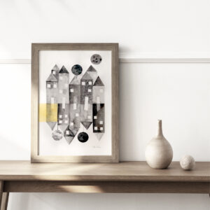 Original Catia Freitas watercolour.