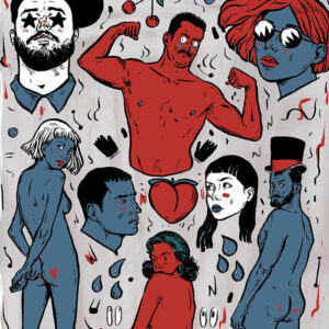 Ilustration print by Nicolae Negura