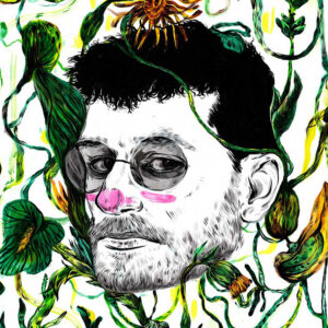 Ilustration print by Nicolae Negura