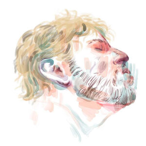 Ilustration print by Nicolae Negura