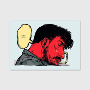 Ilustration print by Nicolae Negura