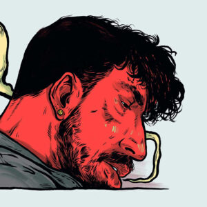 Ilustration print by Nicolae Negura