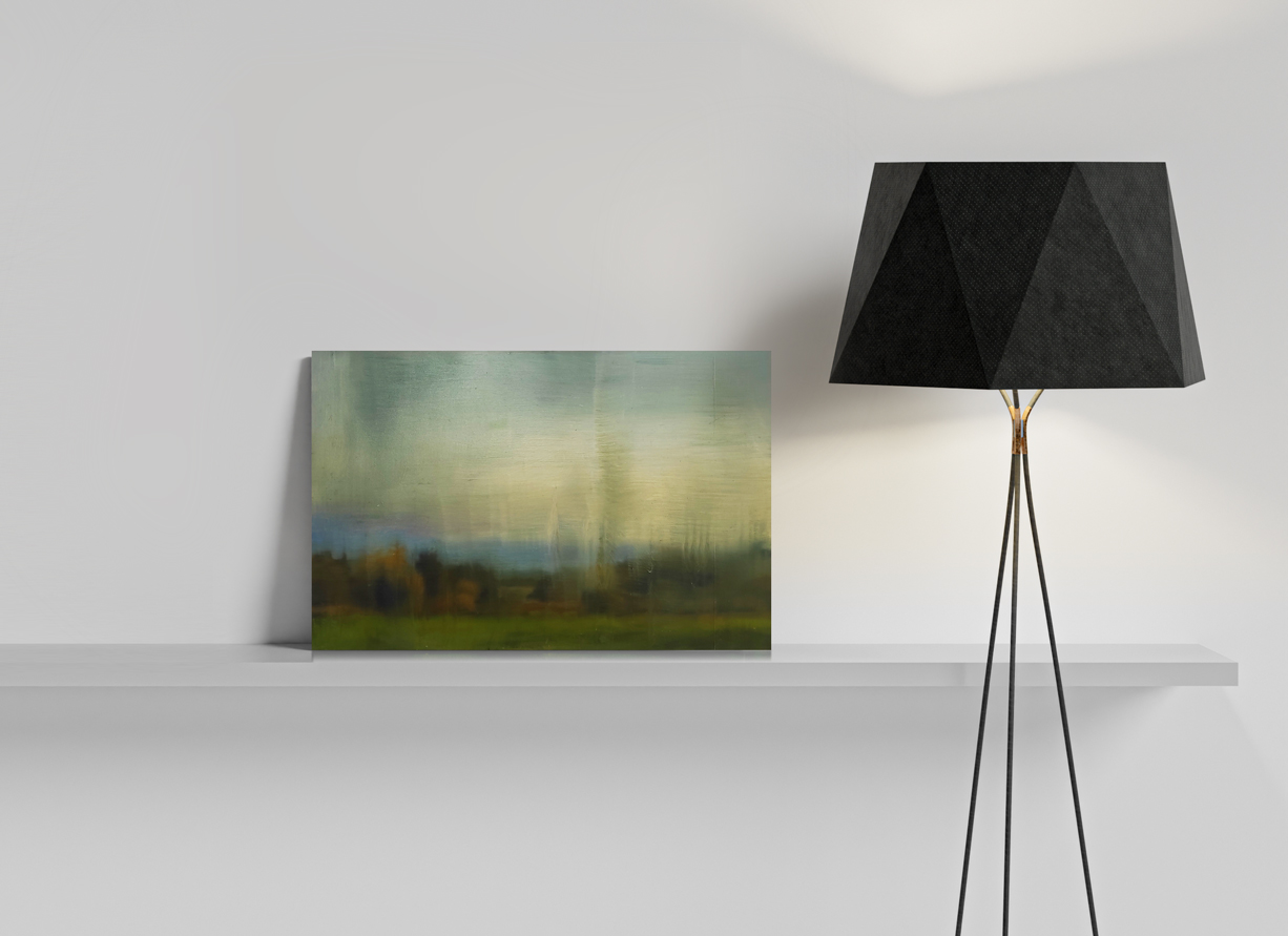Autumn-evening-3-neide-carreira-apaixonarte-02 Oil painting by Neide Carreira on a shelf