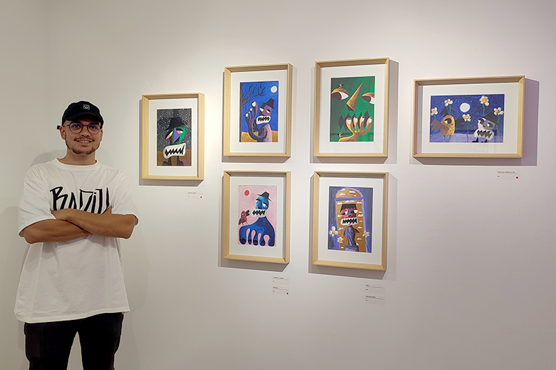 opening of the art exhbition by mtáfora at apaixonarte gallery