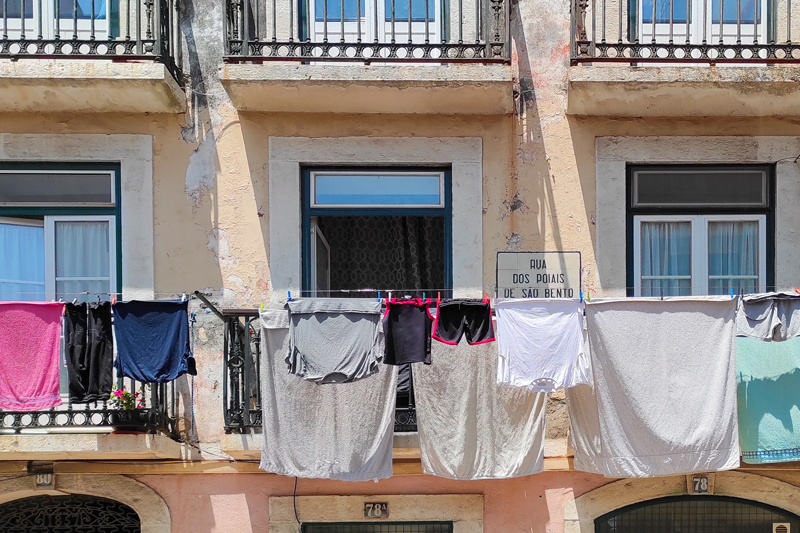 street view from the street rua poiais de são bento
