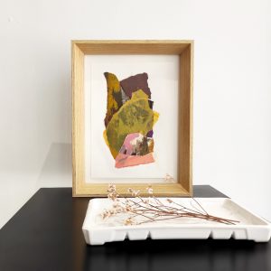 A5 collage by João Freitas on a frame.