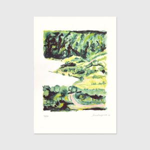 Risography print by Bina Tangerina