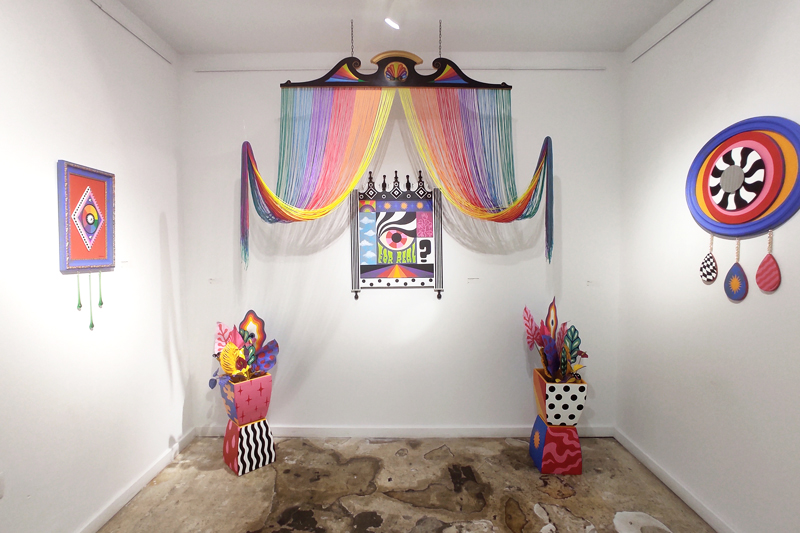 Bunny's art show at apaixonarte gallery