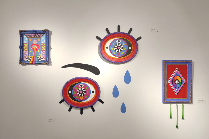 Bunny's art show at apaixonarte gallery