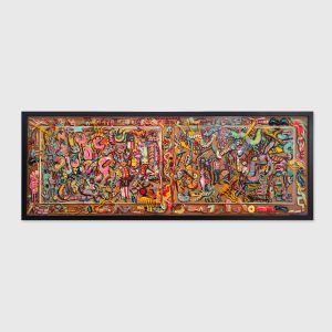 abstract artwork made by rita ravasco for apaixonarte gallery