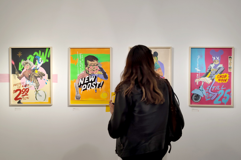 opening of art exhibition by Bisner at apaixonarte gallery