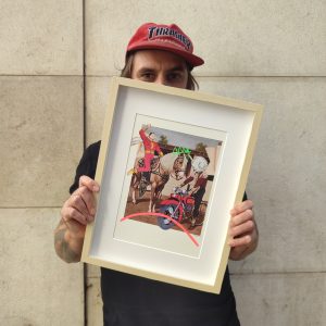 ARTWORK collage made by Bisner for apaixonarte gallery