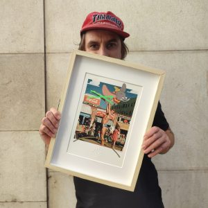 ARTWORK collage made by Bisner for apaixonarte gallery