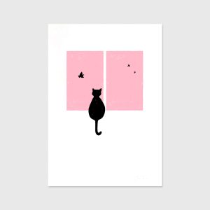 Sara Felgueiras's cat illustration