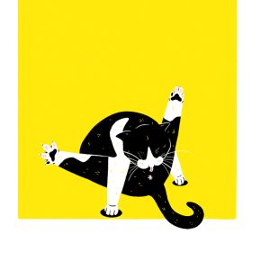 Sara Felgueiras's cat illustration