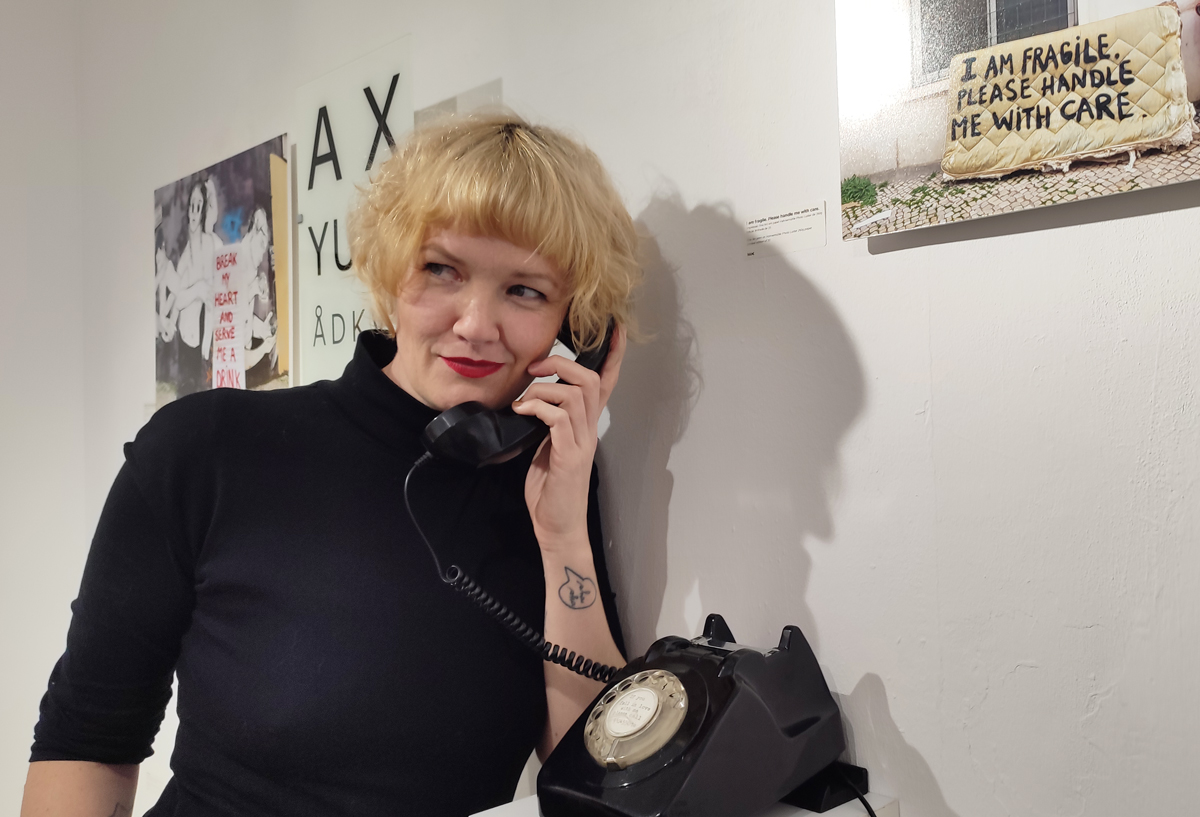 opening of the art exhbition of dear anushka