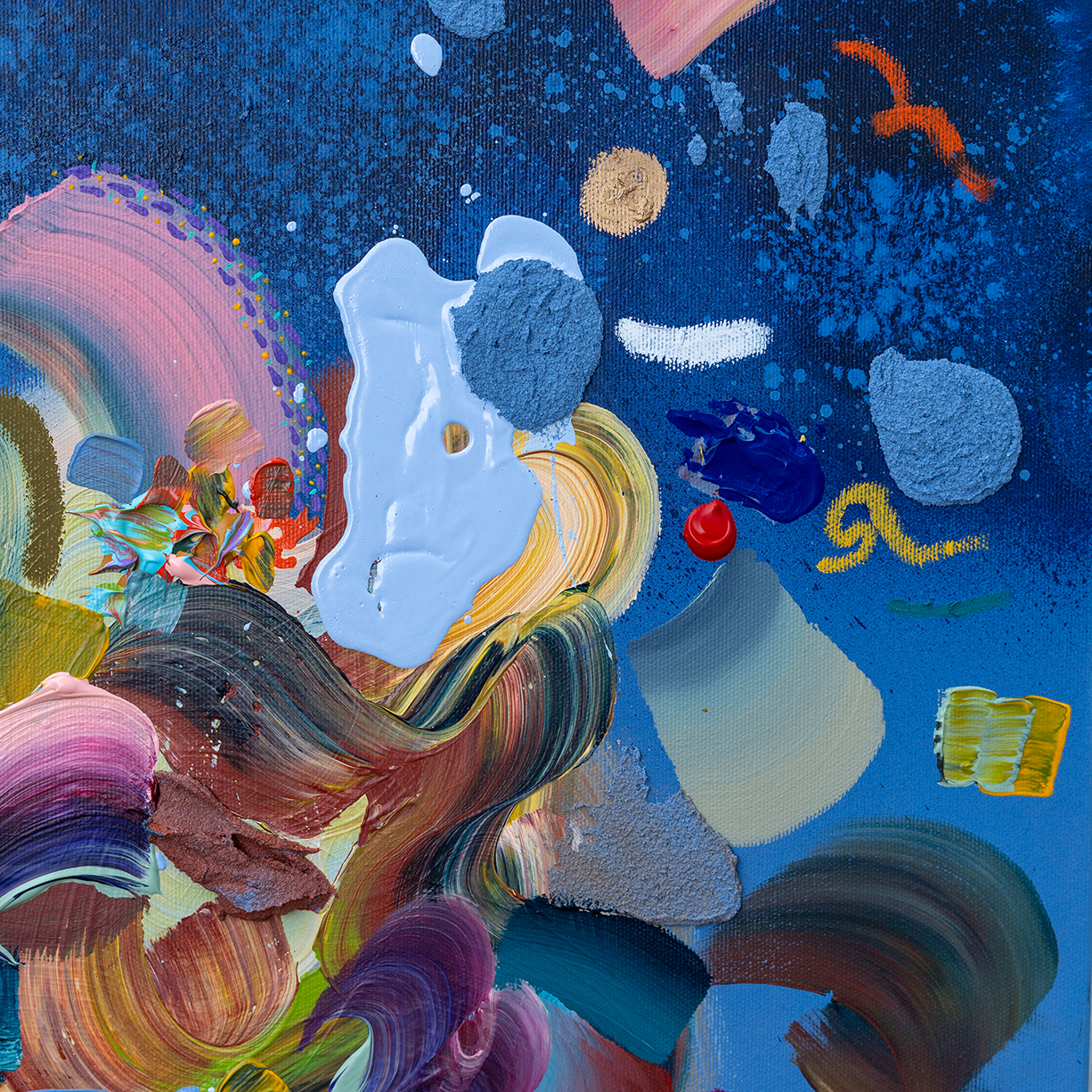 What-a-Real-sun-looks-like-sara-atrouni-apaixonarte-02 Colorful abstract painting by Sara Atrouni detail.